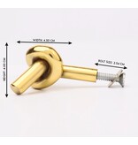 Kastknop Knoop Messing