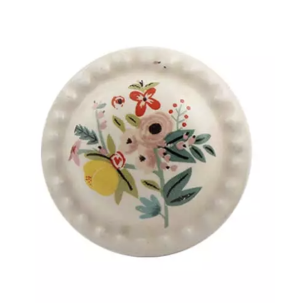 Kastknop Bloemen Rood Geel Creme