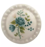 Kastknop Bloemen Blauw Roze Creme