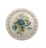 Kastknop Bloemen Blauw Roze Creme