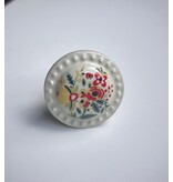 Kastknop Bloemen Rood Geel Creme