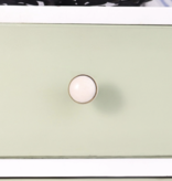 Kastknop Creme Craquele Gouden Rand