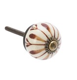 Madam Stoltz Kastknop Creme Bruin Boho