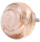 Kastknop Glas Roze