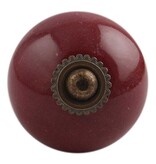 Kastknop Burgundy Bordeaux