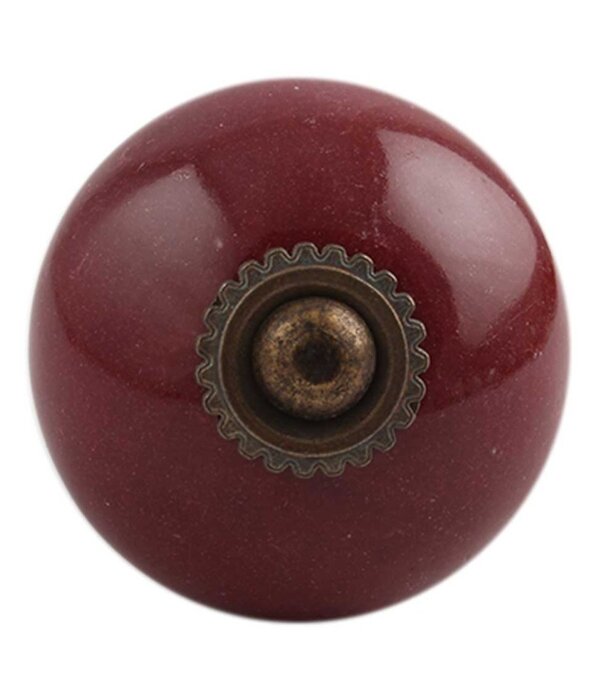 Kastknop Burgundy Bordeaux