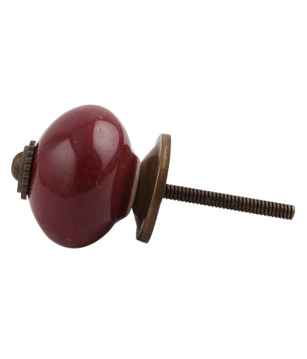 Kastknop Burgundy Bordeaux