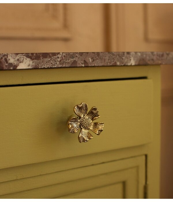 Doing Goods Kastknop Cherry Blossom Messing