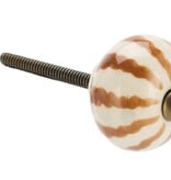 Madam Stoltz Kastknop Swirl Bruin