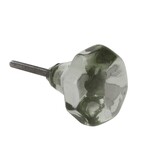 Madam Stoltz Kastknop Glas Grijs Groen