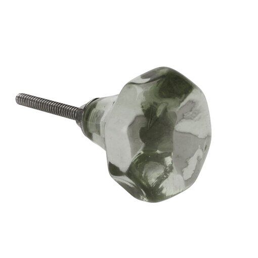 Madam Stoltz Kastknop Glas Grijs Groen