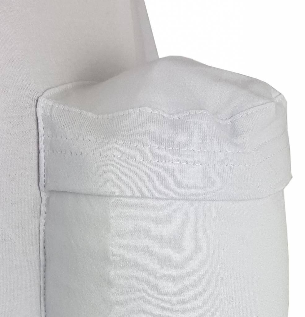 Anti-Schnarch-Shirt Comfort inkl. Luftkissen und Luftpumpe, mit verschließbarer Rückentasche, 100% Baumwolle, weiß, RVS-WK Klasse 1