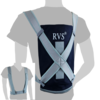 Nouveau! Coussin dorsal RVS-SR-Vario - 3 en 1 - pour un entraînement confortable et progressif à la prévention de la position couchée sur le dos