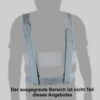 Extension de ceinture croisée pour bandage RVS-SR pour empêcher le positionnement en décubitus dorsal
