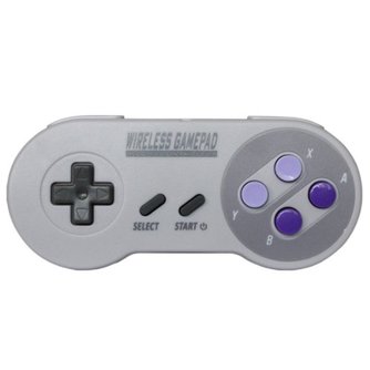 SNES Classic wireless controller with USB (integrated battery)