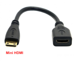 Mini HDMI mannelijk naar Mini HDMI vrouwelijke adapter