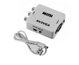 Composiet RCA to VGA converter - USB powered