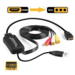 HDMI to composiet RCA cable - USB powered