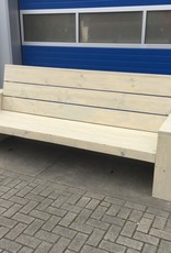 Alvega Loungebank van steigerhout: Model Alvega