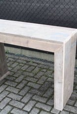 Sidetable van oud steiger hout