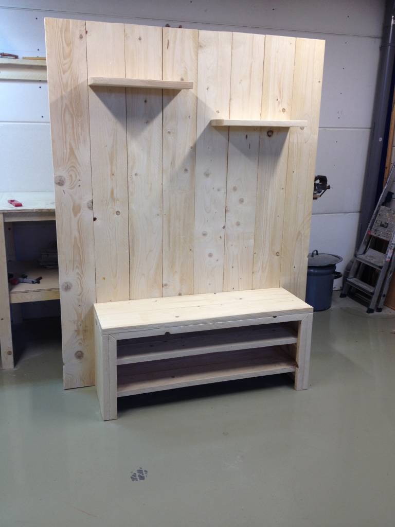 Model Will TV meubel van steigerhout