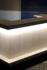 Leonard Bar / Balie met Led-verlichting en op wielen  Model: Leonard Plus