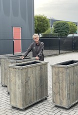 Andre Plantenbak / Bloembak op wielen: Model Andre