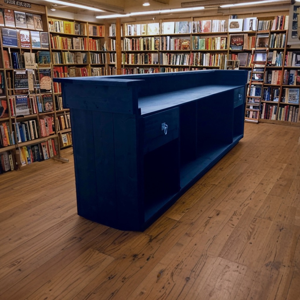 Alwoodly  Balie / Toonbank  op maat gemaakt: Model Alwoodly Plus