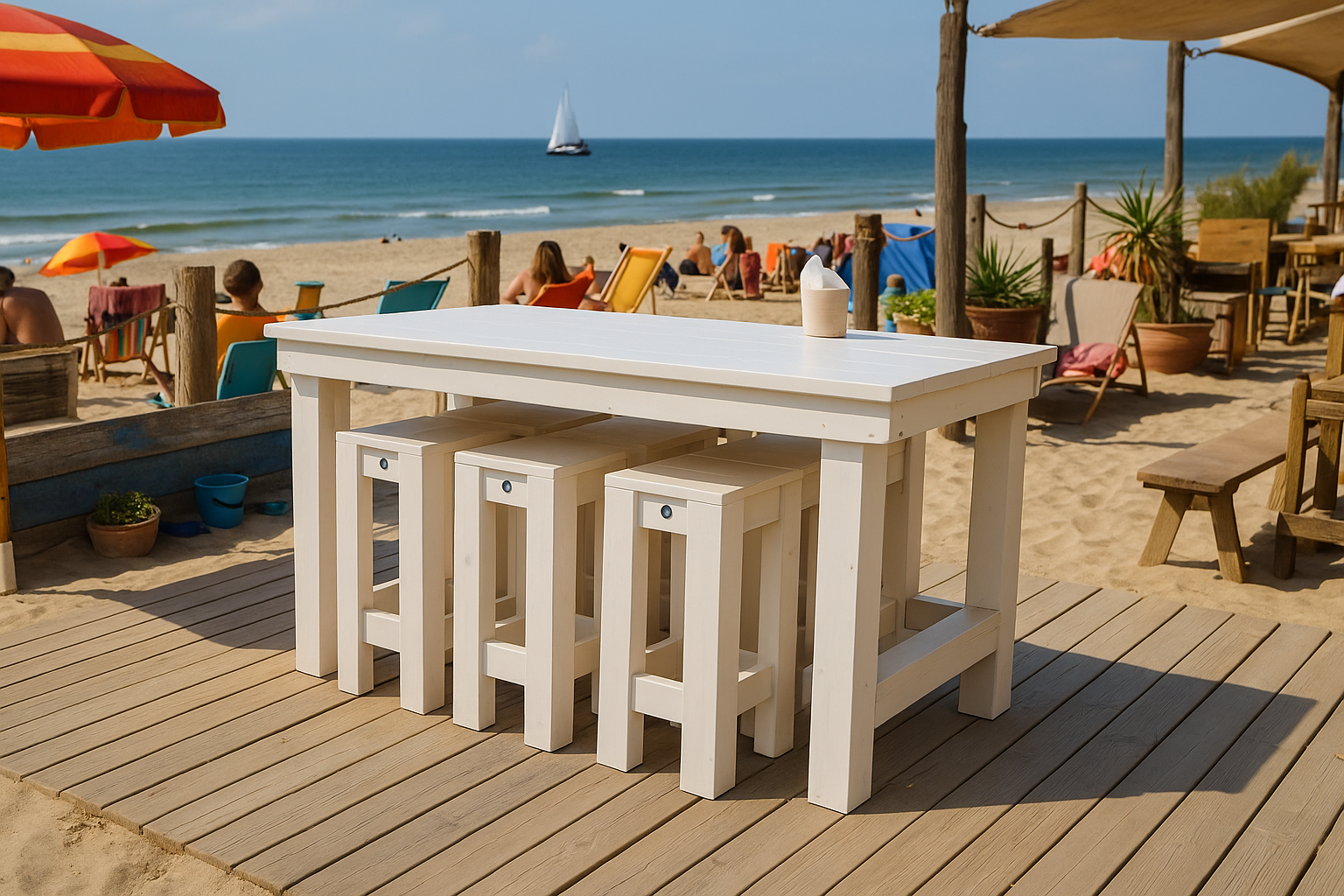 Marielle Bartafel / Kloostertafel van Steigerhout: Model Marielle