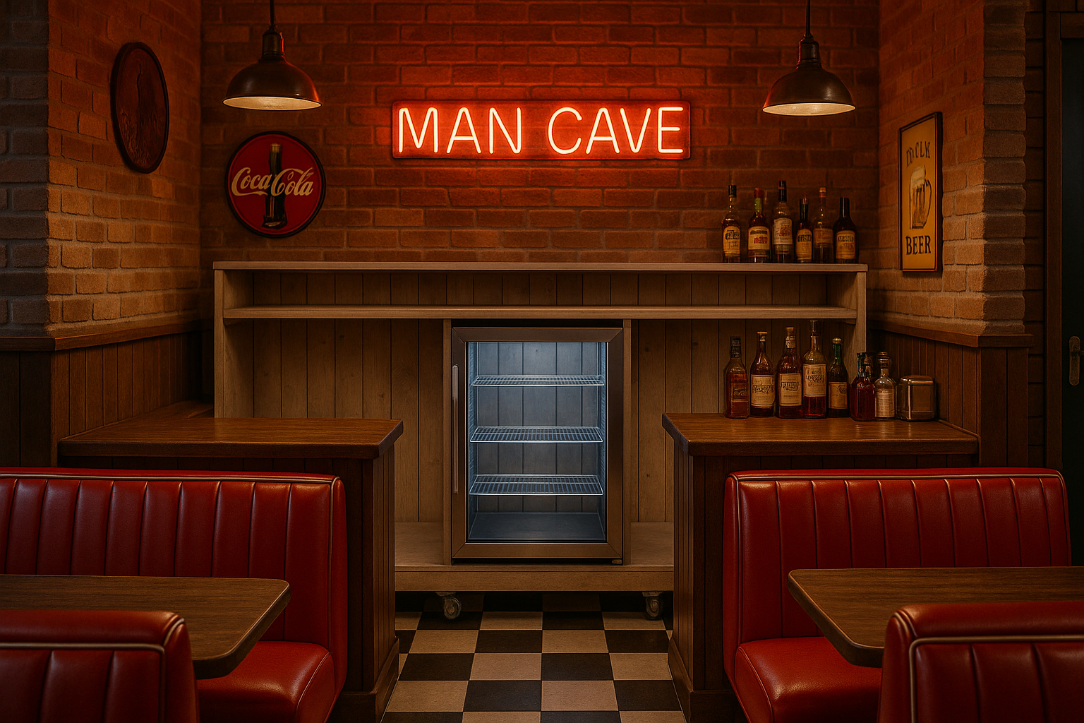 Guy Verrijdbare achterwand voor Bar: Model Guy