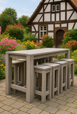 Paulaner Bartafel van steigerhout: Model Paulaner