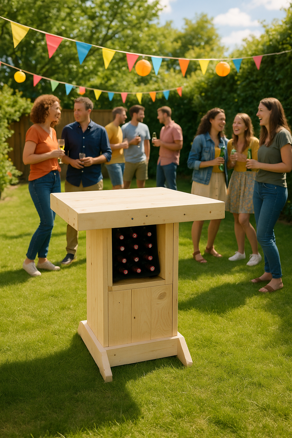 huub Bierkrattafel / Bartafel: Model Huub