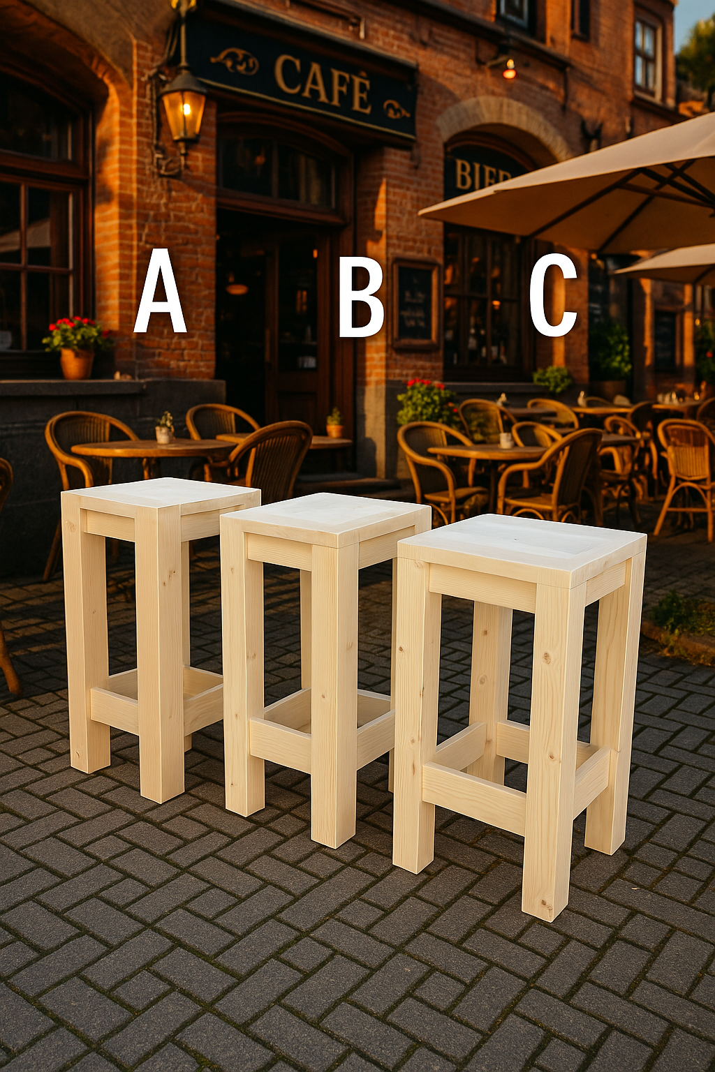 Cees Barkruk van steigerhout: Model Cees