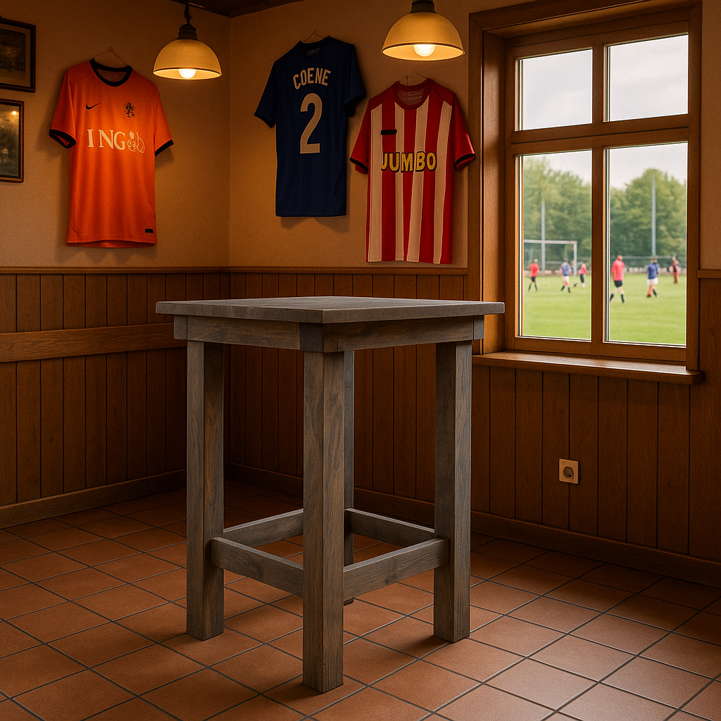 de meiden Bartafel van steigerhout: Model de meiden