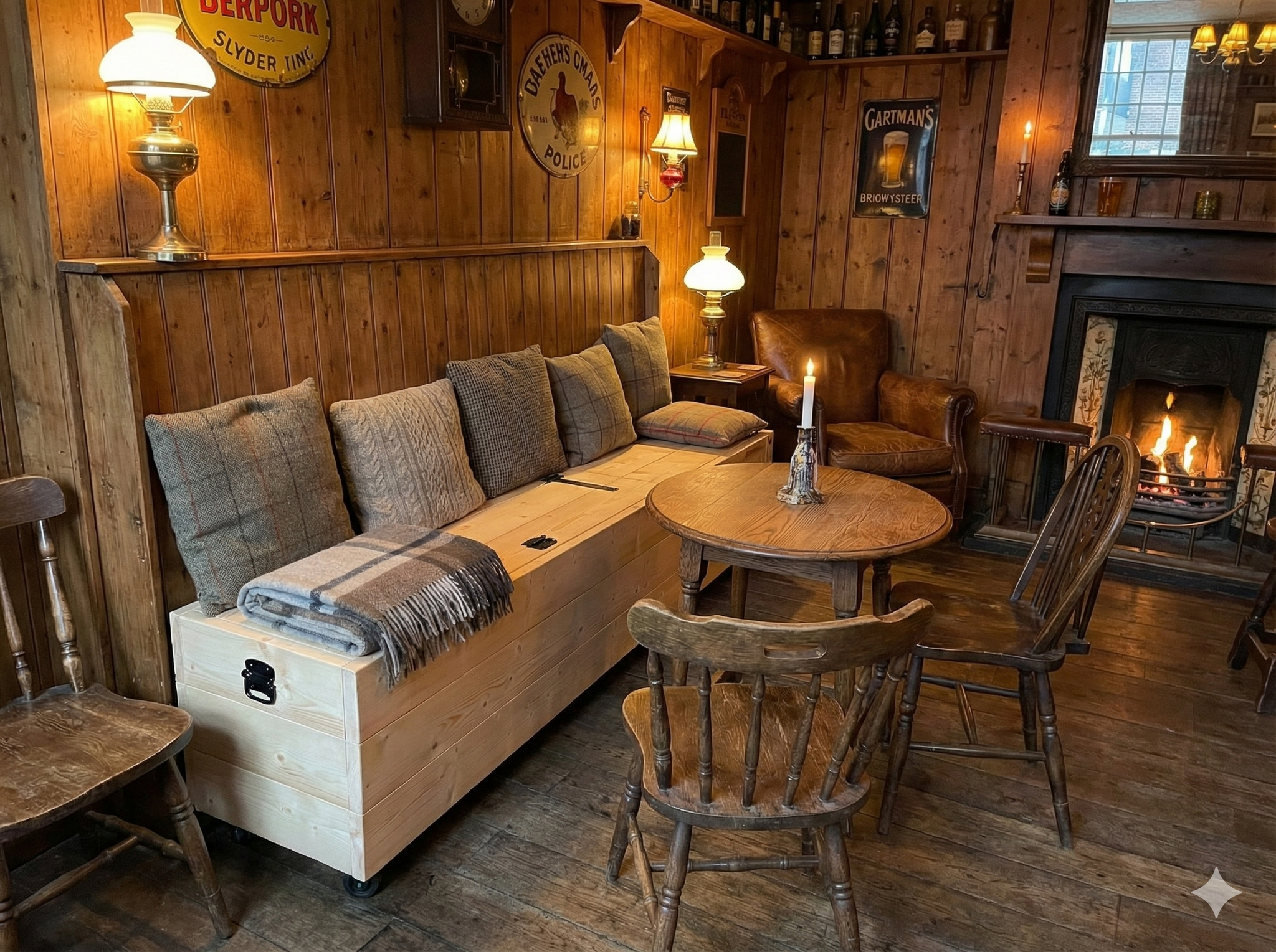 Alandroal Dekenkist-Opbergkist op wielen: Model Alandroal met een dubbele deksel