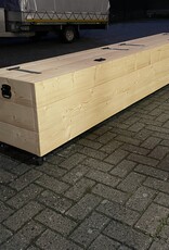 Alandroal Dekenkist-Opbergkist op wielen: Model Alandroal met een dubbele deksel