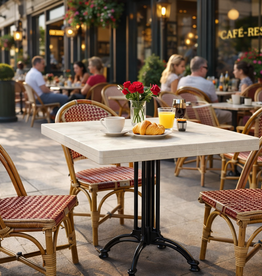 Valbrug Bistrotafel (blad met afgeronde hoeken)