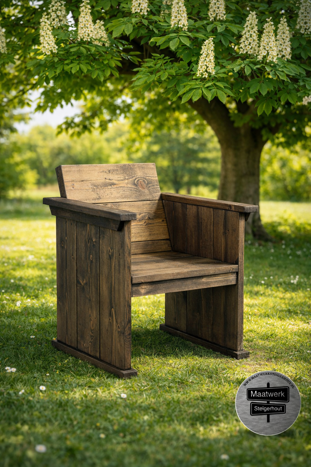 Toledo Tuinstoel van steigerhout: Model Toledo