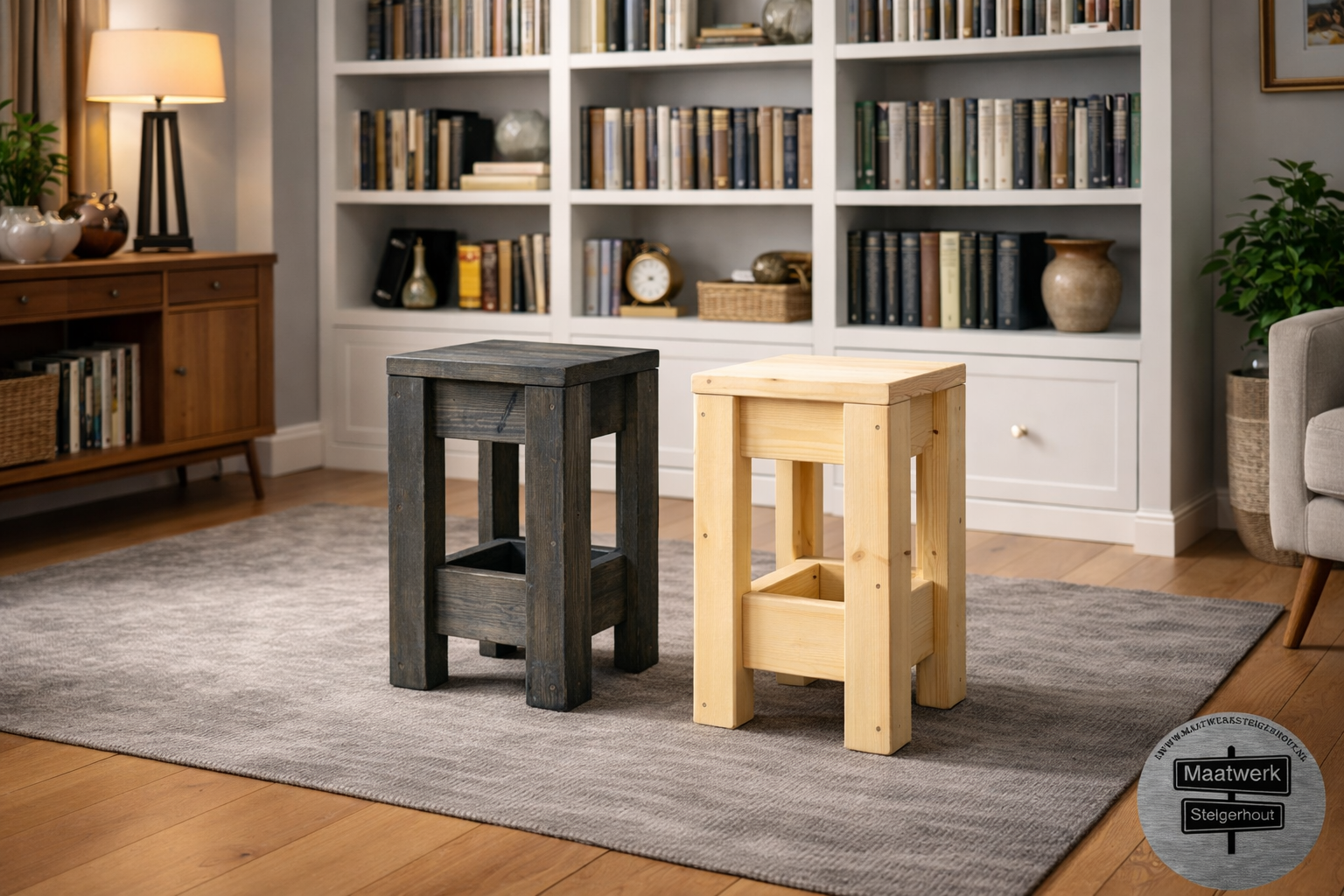 jos Krukje van steigerhout: Model Jos