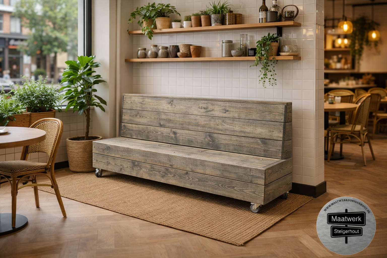 Jeroen Verrijdbare Klepbank : Model Jeroen