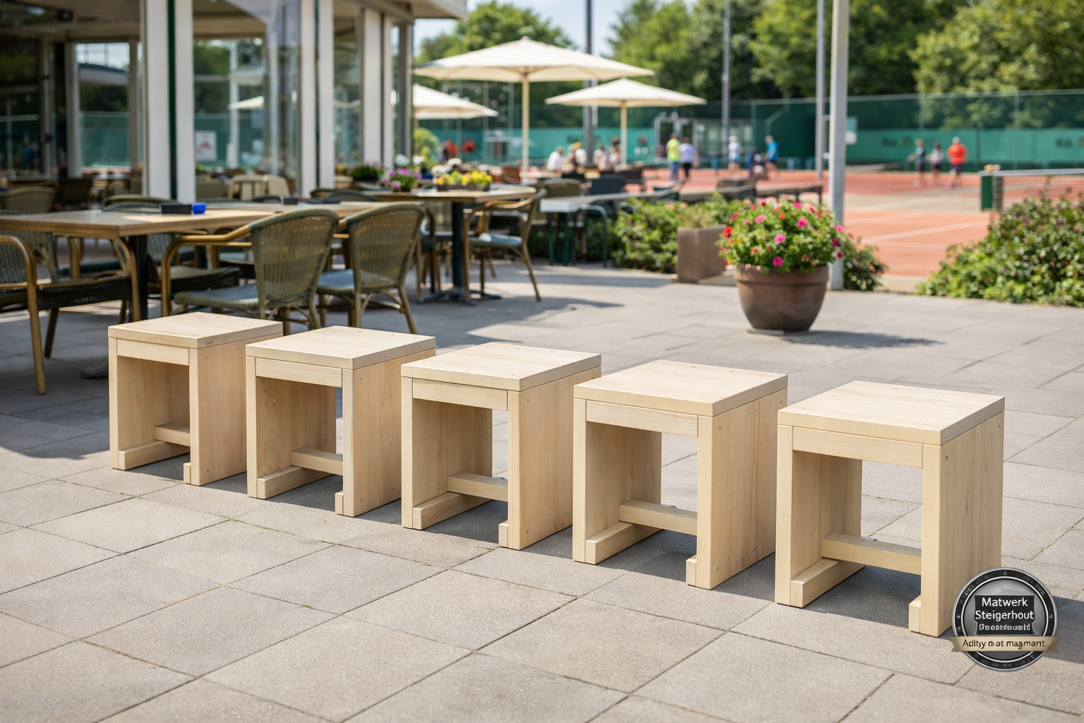 Greek Krukje van steigerhout