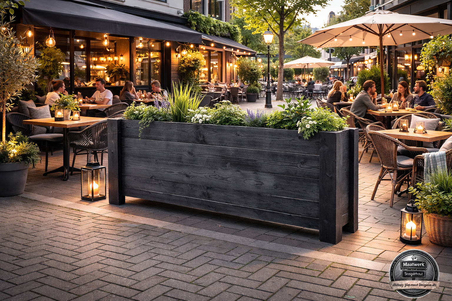 Hirs XL Plantenbak- Bloembak : Model Hirs XL