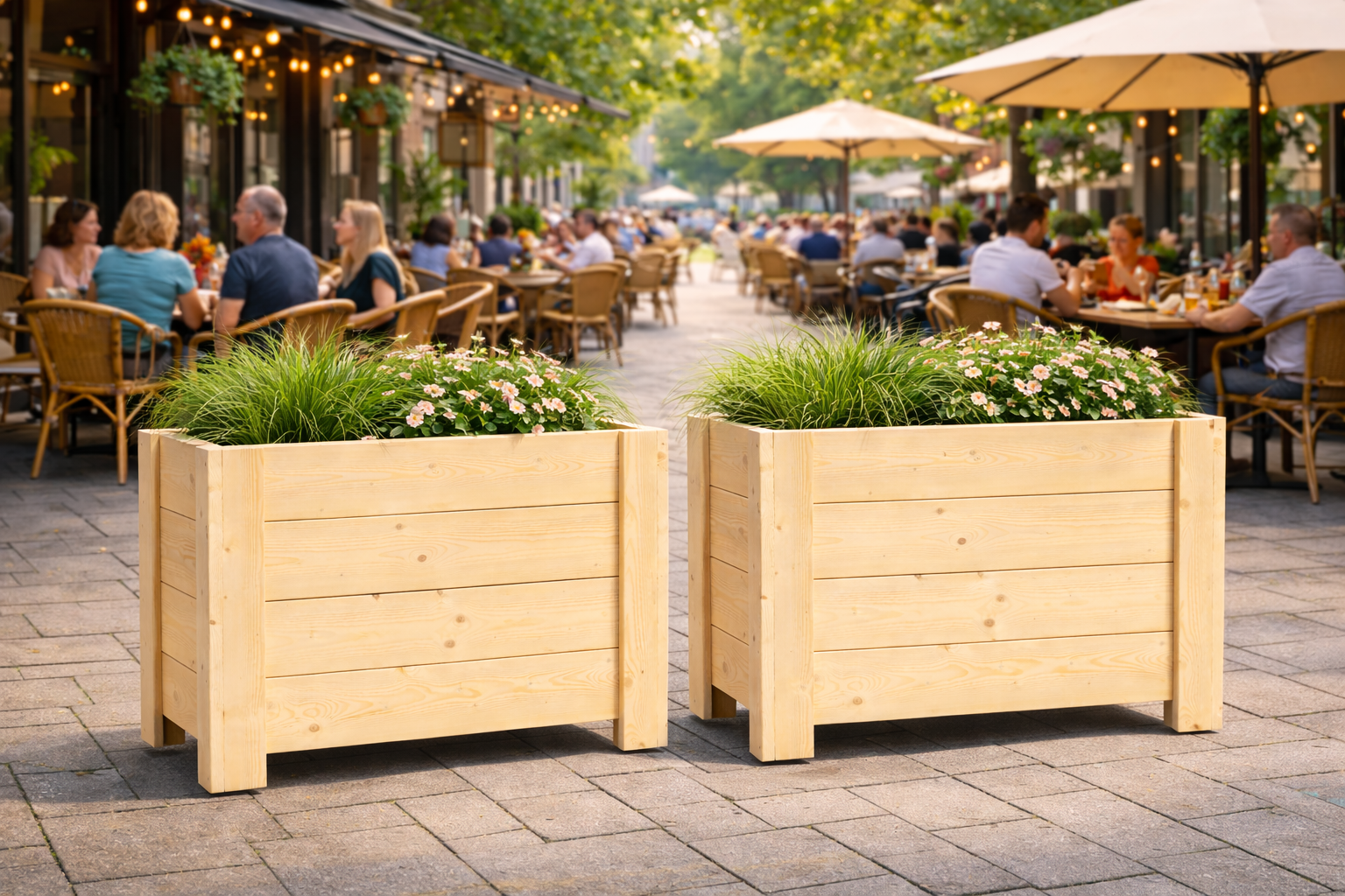 Hirs Plantenbak-Bloembak: Model Hirs