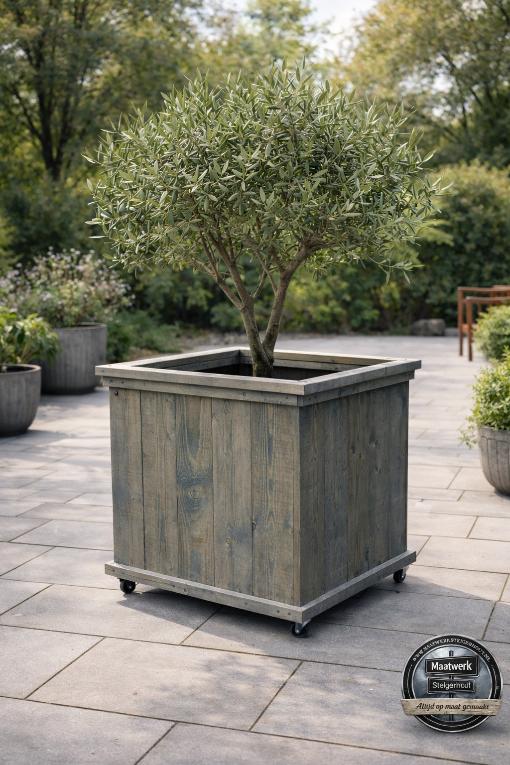 Eddy Verrijdbare Plantenbak-Bloembak: Model Eddy