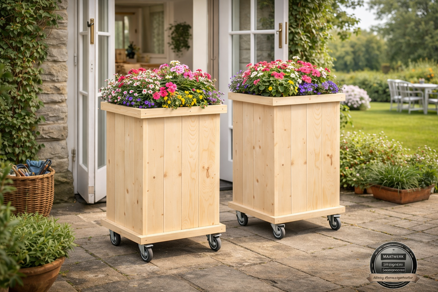 Oost Verrijdbare Plantenbak- Bloembak: Model Oost
