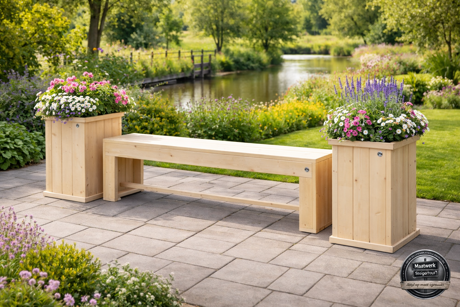 Oost Plantenbak - Bloembak :  Model Oost