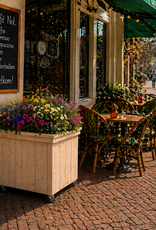Deventer Plantenbak- Bloembak op wieltjes: Model Deventer
