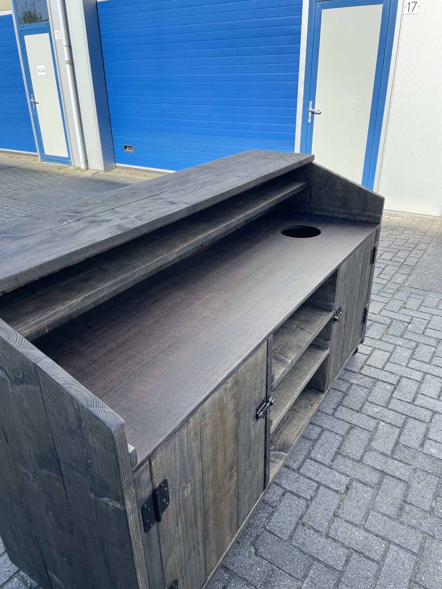 Waddenzee Een verrijdbare Bestekwagen - Servieswagen: Model  Maes
