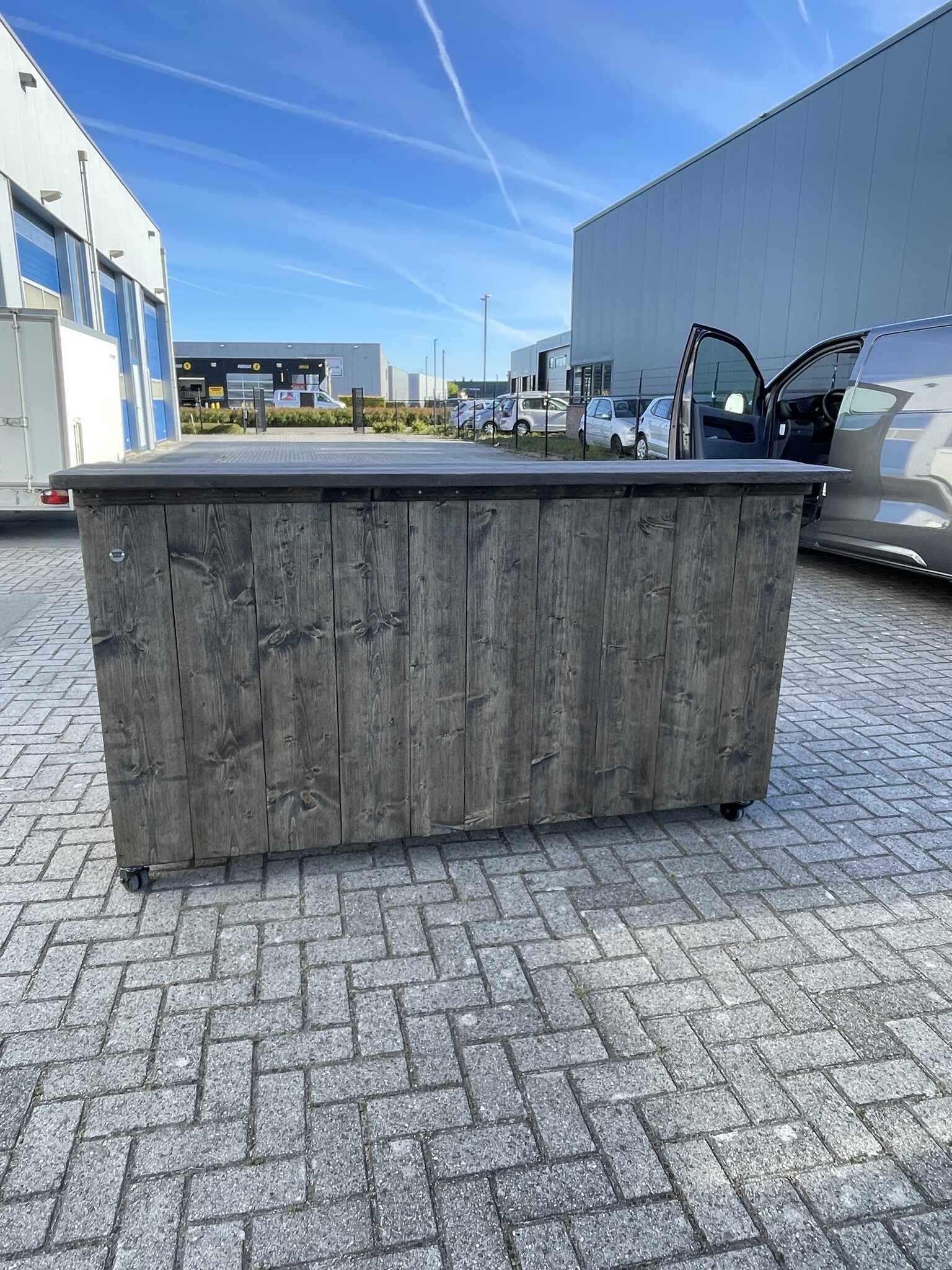 Waddenzee Een verrijdbare Bestekwagen - Servieswagen: Model  Maes