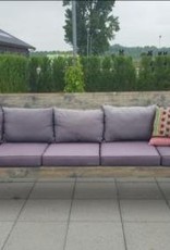 Alvega Loungebank van steigerhout: Model Alvega